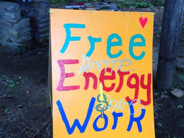 Free Energy sign